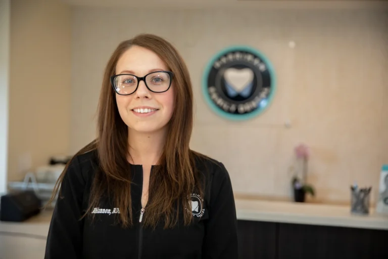 Headshot of Rhiannon, Dental Hygienist at Harriman Family Dental in Harriman, NY.